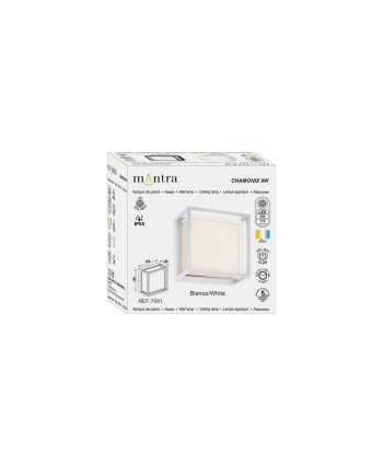 CHAMONIX * PLAFÓN/APLIQUE EXTERIOR GRIS OSCURO LED IP65 - 9W - 3000K